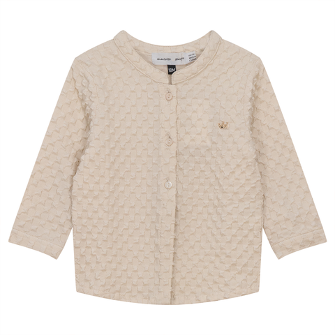 Puff Textured Woven Button Up Shirt (Toddler, Little Kid & Big Kid)