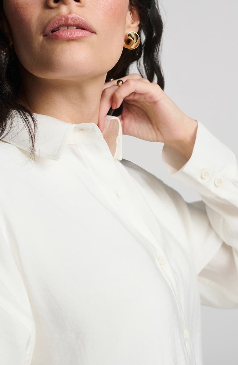 Mavi Jeans Modal Blend Button-Up Shirt, Alternate, color, 