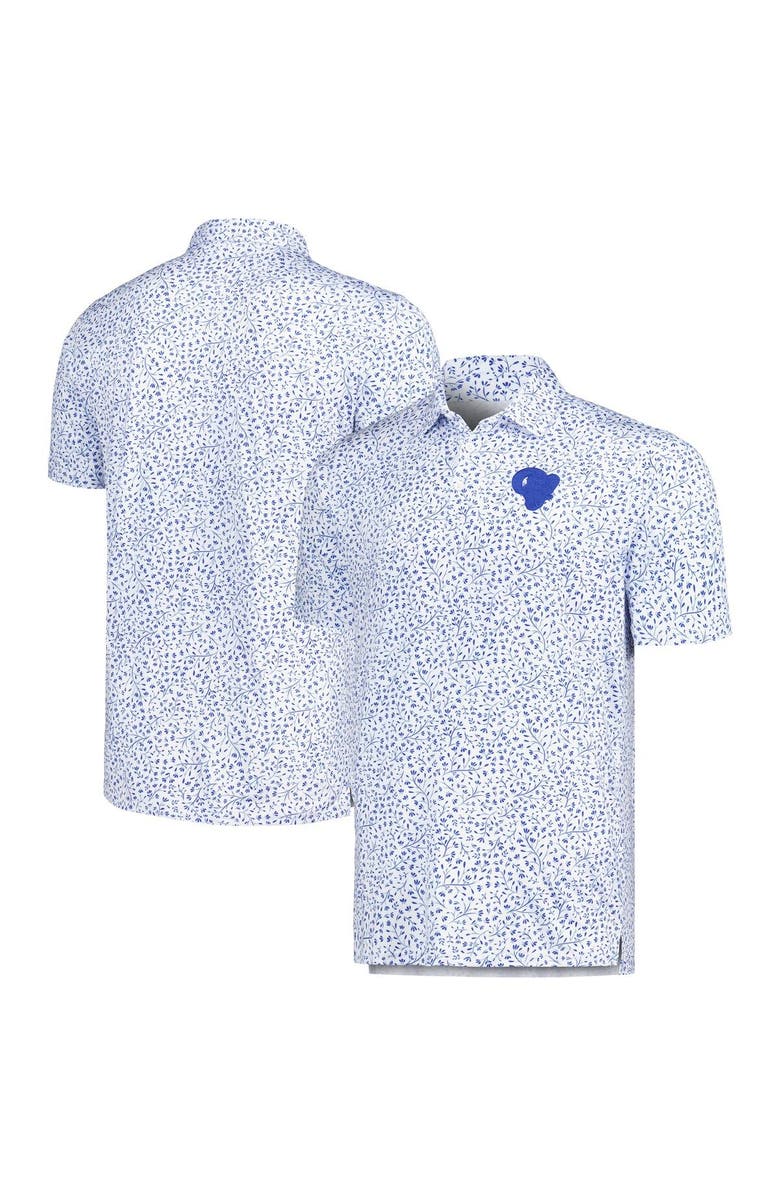 ANTIGUA Men's Antigua White Los Angeles Rams Motion Polo, Main, color, White