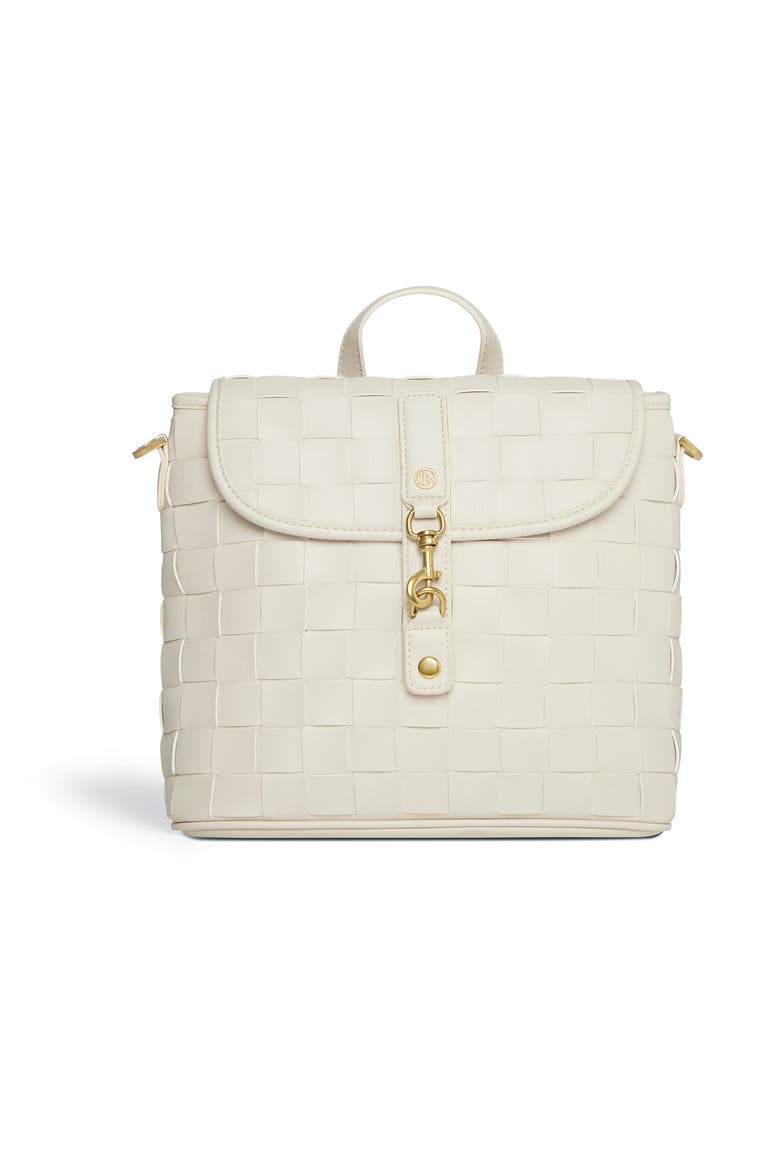 Rosie Mini Vegan Backpack, Main, color, White
