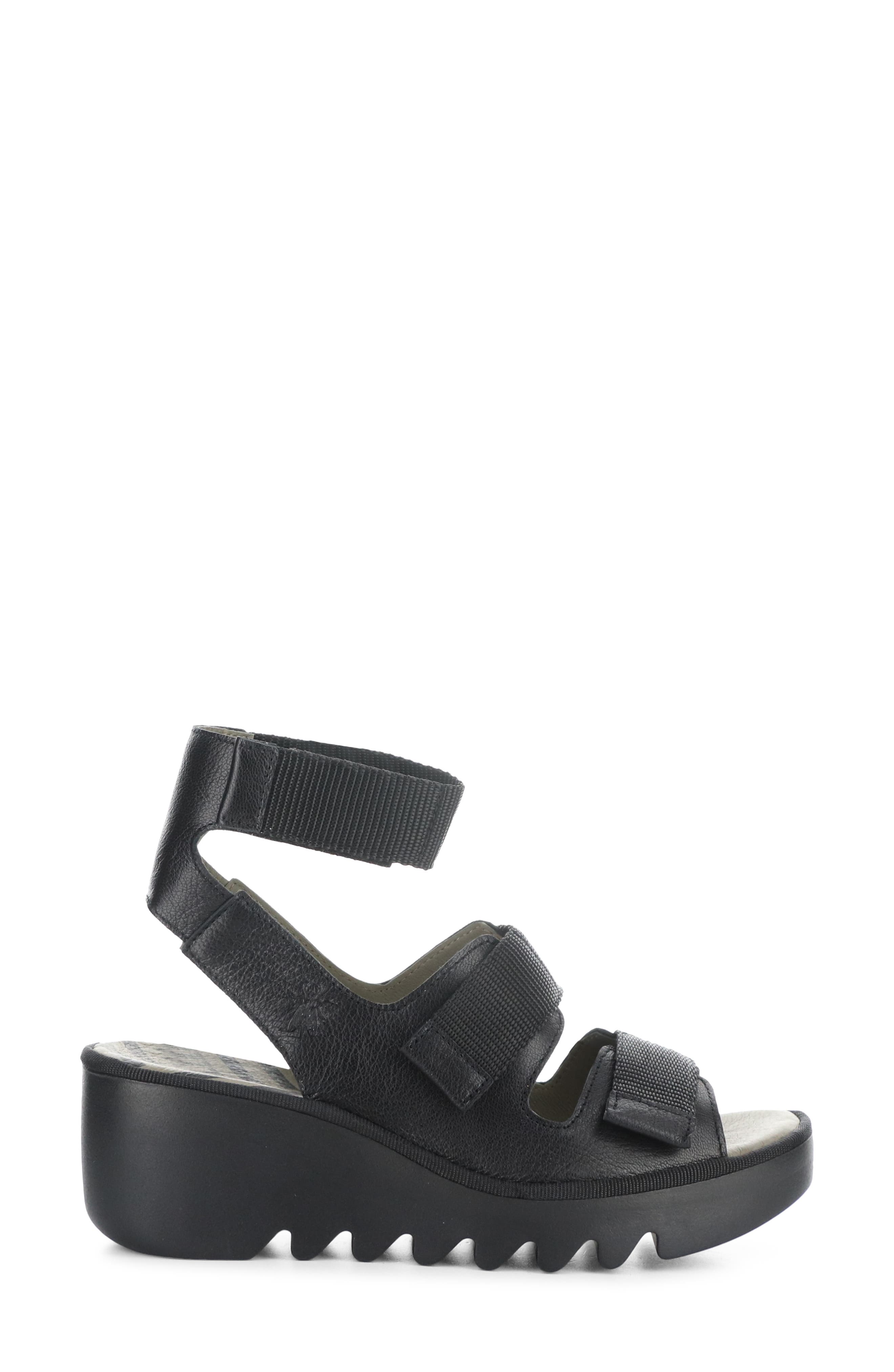 Fly London Bech Platform Wedge Sandal, Alternate, color, 