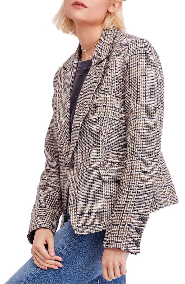 Free People Chess Blazer, Alternate, color,