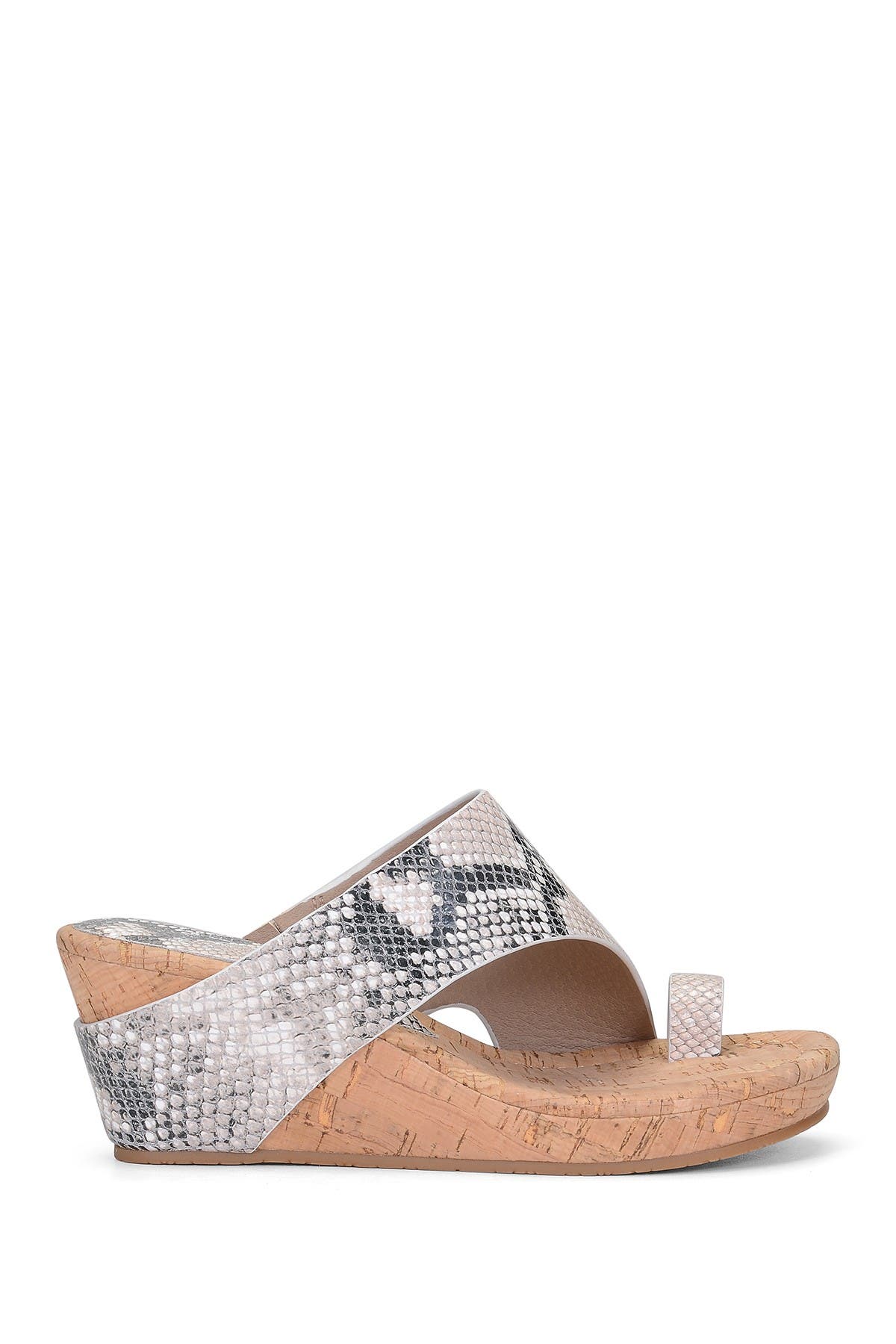 Donald Pliner Gyer Leather Python Print Wedge Sandal, Alternate, color, 