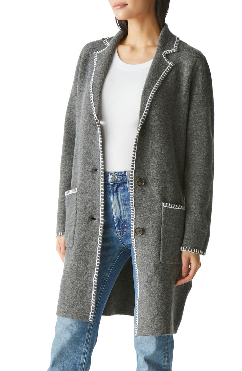 Michael Stars Rumi Sweater Coat, Alternate, color,