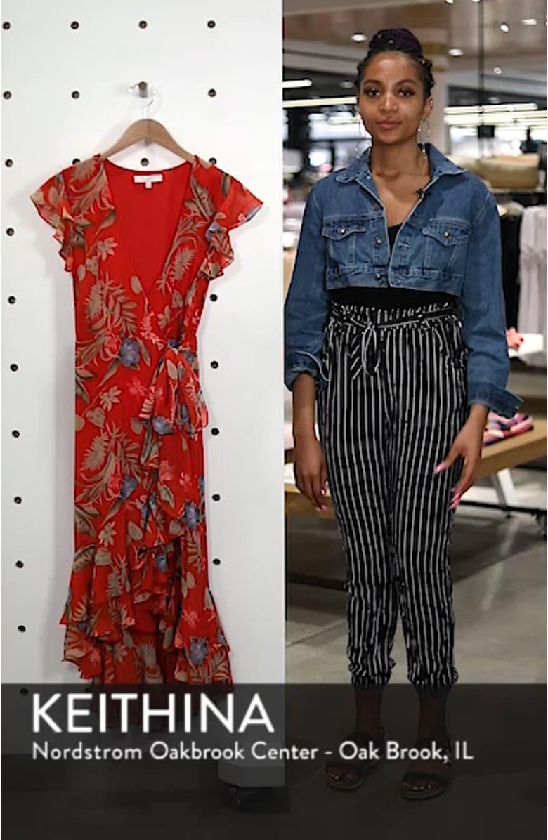 Clara Ruffle Wrap Dress, sales video thumbnail