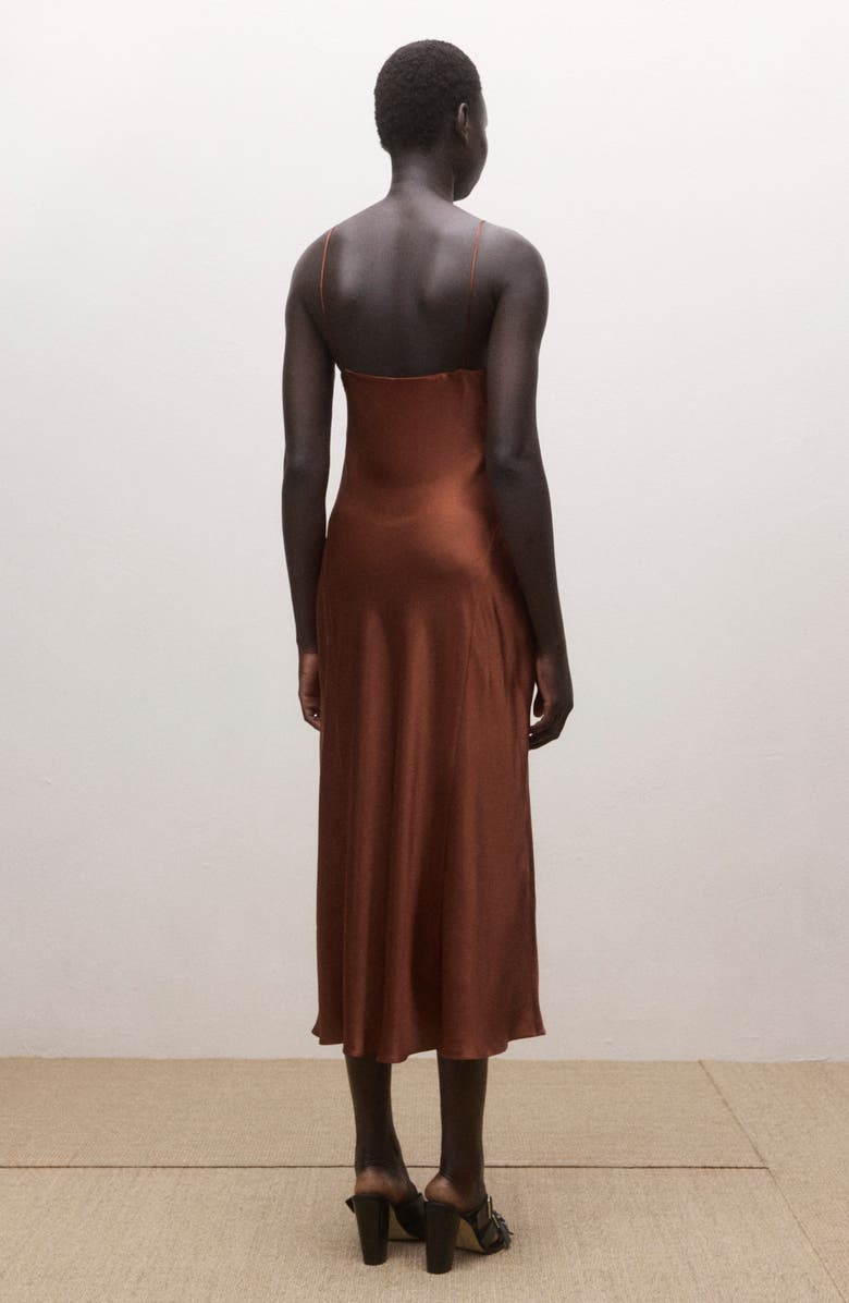 MANGO Satin Slipdress, Alternate, color,
