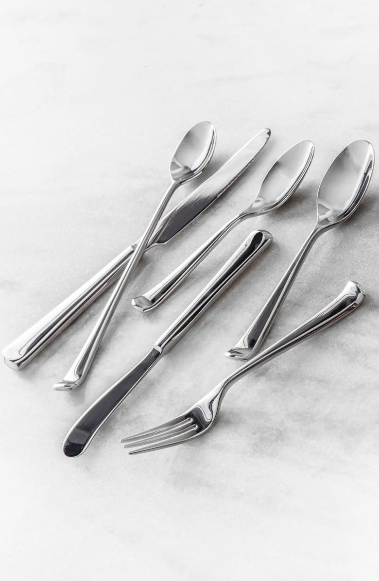 Fortessa Honor 20-Piece Place Setting, Alternate, color, Silver