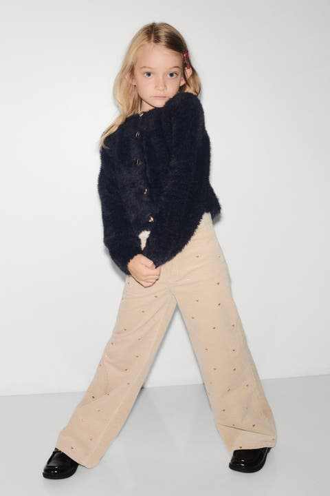 Wide-leg Corduroy Pants