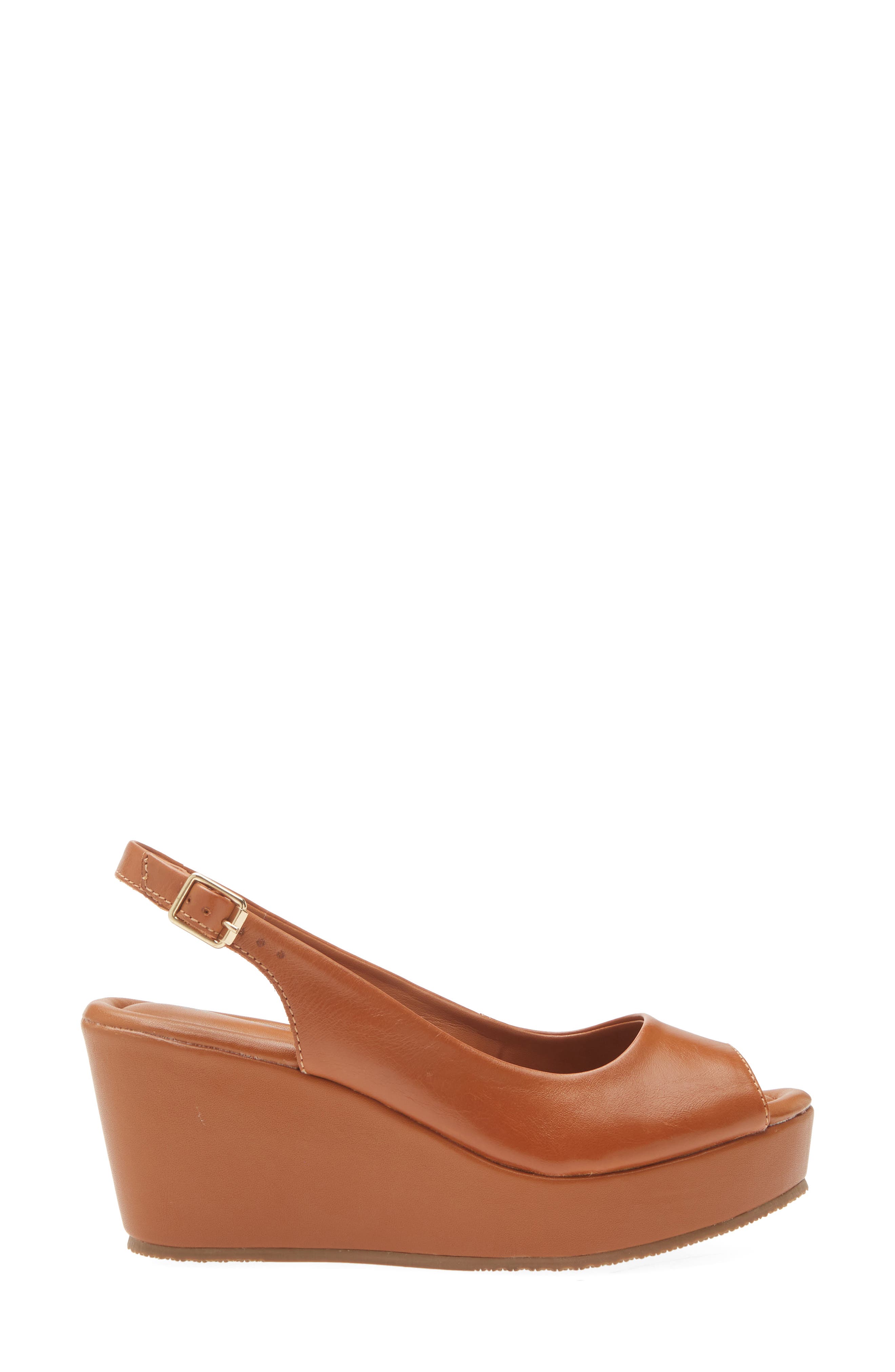 Bottero Slingback Peep Toe Wedge, Alternate, color, 