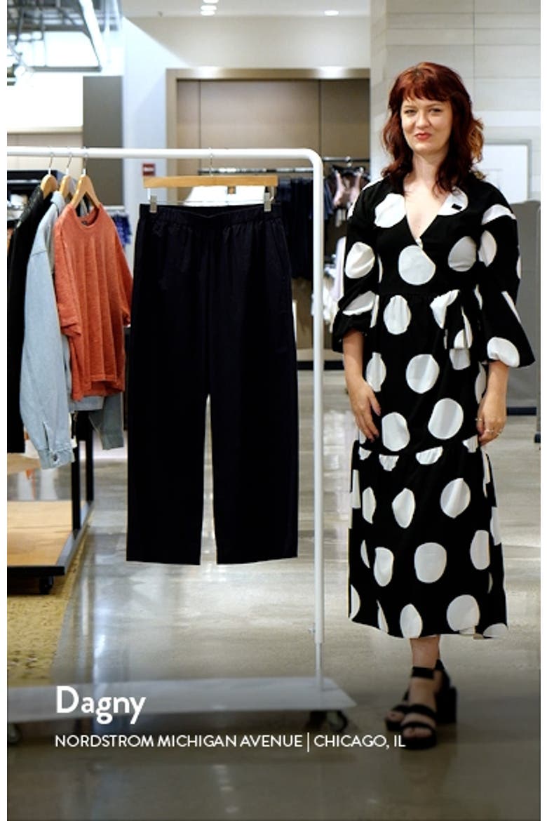 Organic Cotton Ankle Wide Leg Pants video