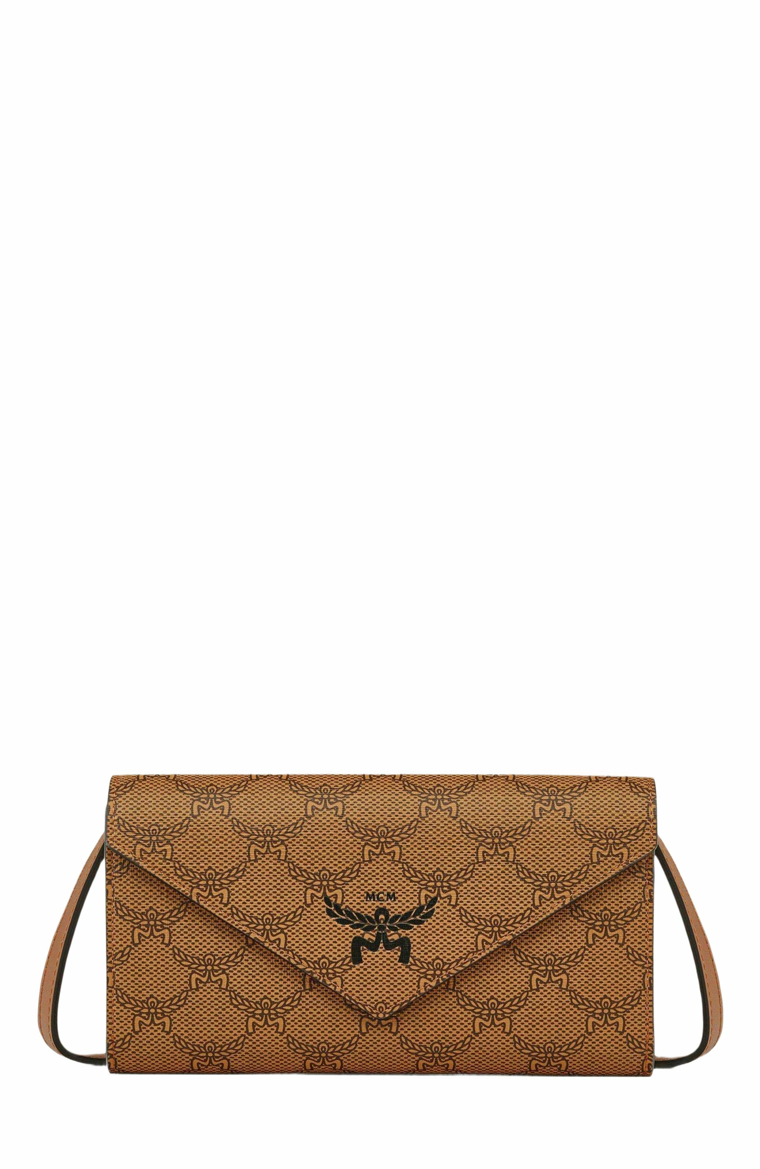 MCM Himmel Crossbody Wallet in Lauretos, Alternate, color, 