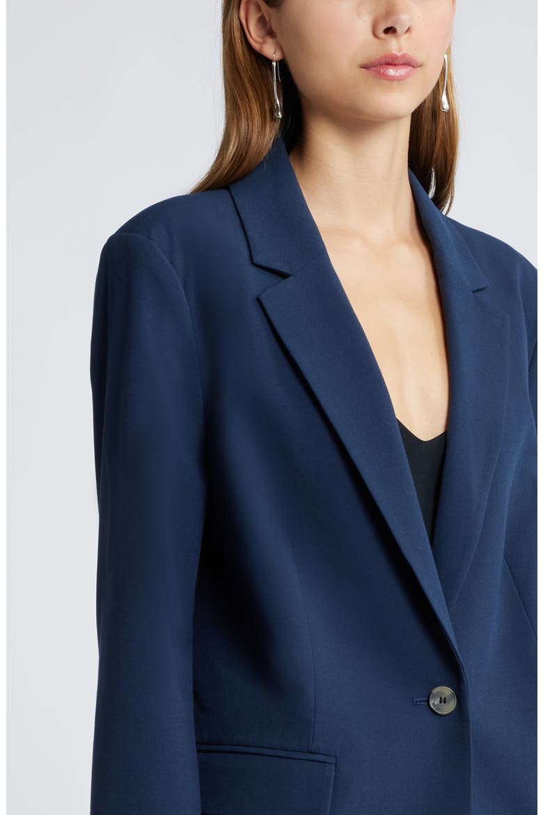 Relaxed Fit Blazer, Alternate, color, NAVY BLAZER