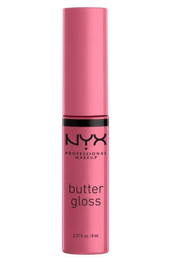 Nyx Professional Makeup Butter Gloss Nonsticky Lip Gloss In Angel Food Cake