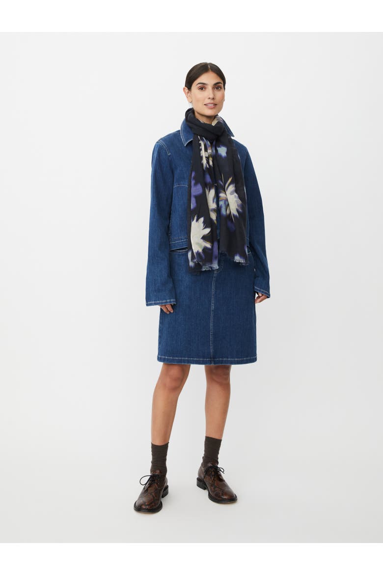 Stylish Scarf, Alternate, color, Black