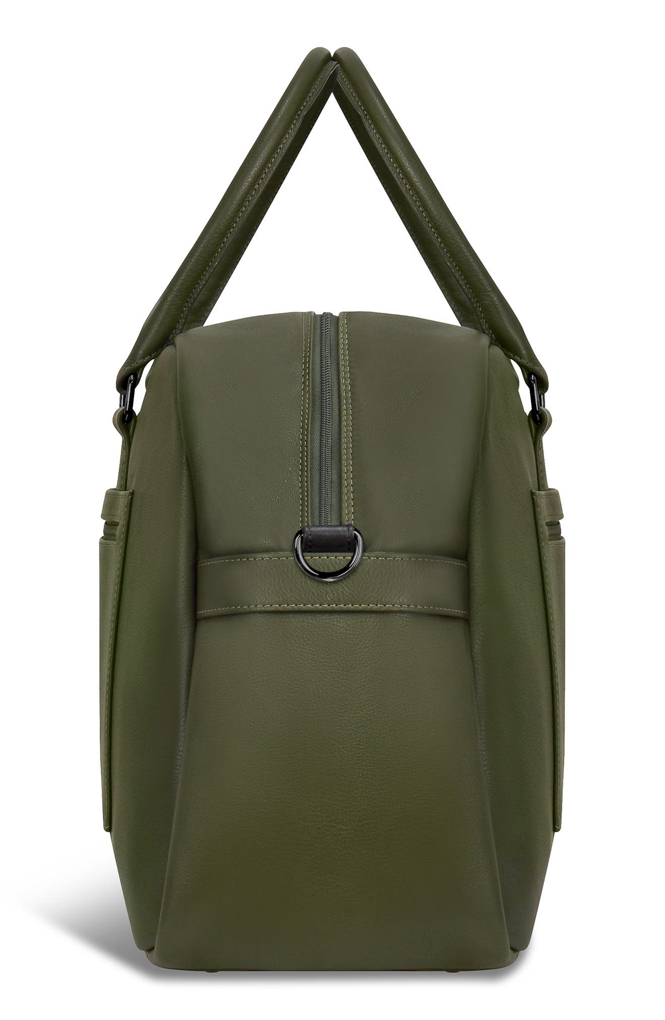 CHAMPS Onyx Leather Duffel Bag, Alternate, color, Khaki