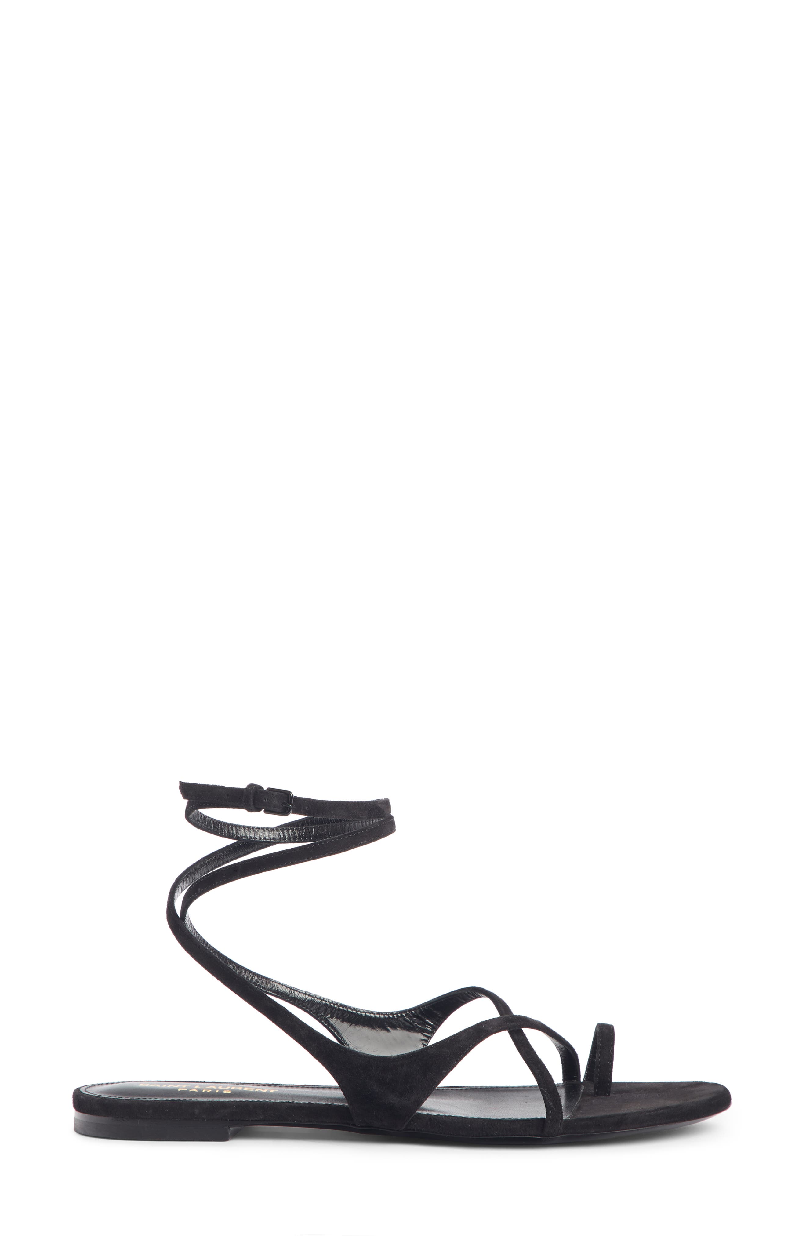 Saint Laurent Gia Nu Pieds Sandal, Alternate, color, 