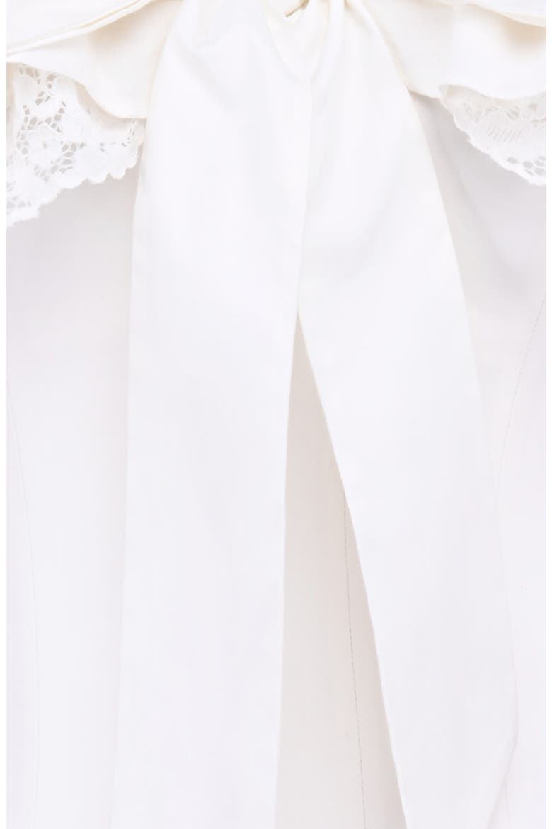 Aria Off the Shoulder Crop Top, Alternate, color, WHITE