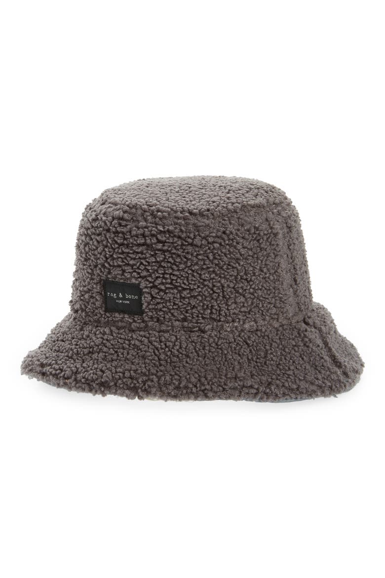 Addison Reversible Bucket Hat, Alternate, color, SMOKE