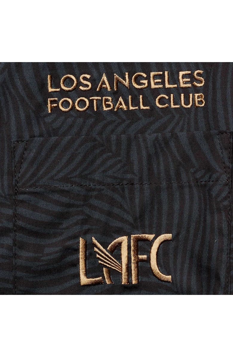 THE WILD COLLECTIVE Men's The Wild Collective Black LAFC Abstract Palm Button-Up Shirts, Alternate, color, 