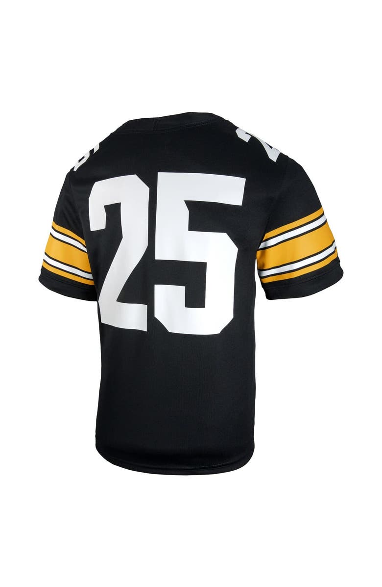 Nike Youth Nike #25 Black Iowa Hawkeyes Untouchable Replica Game Jersey, Alternate, color, Black