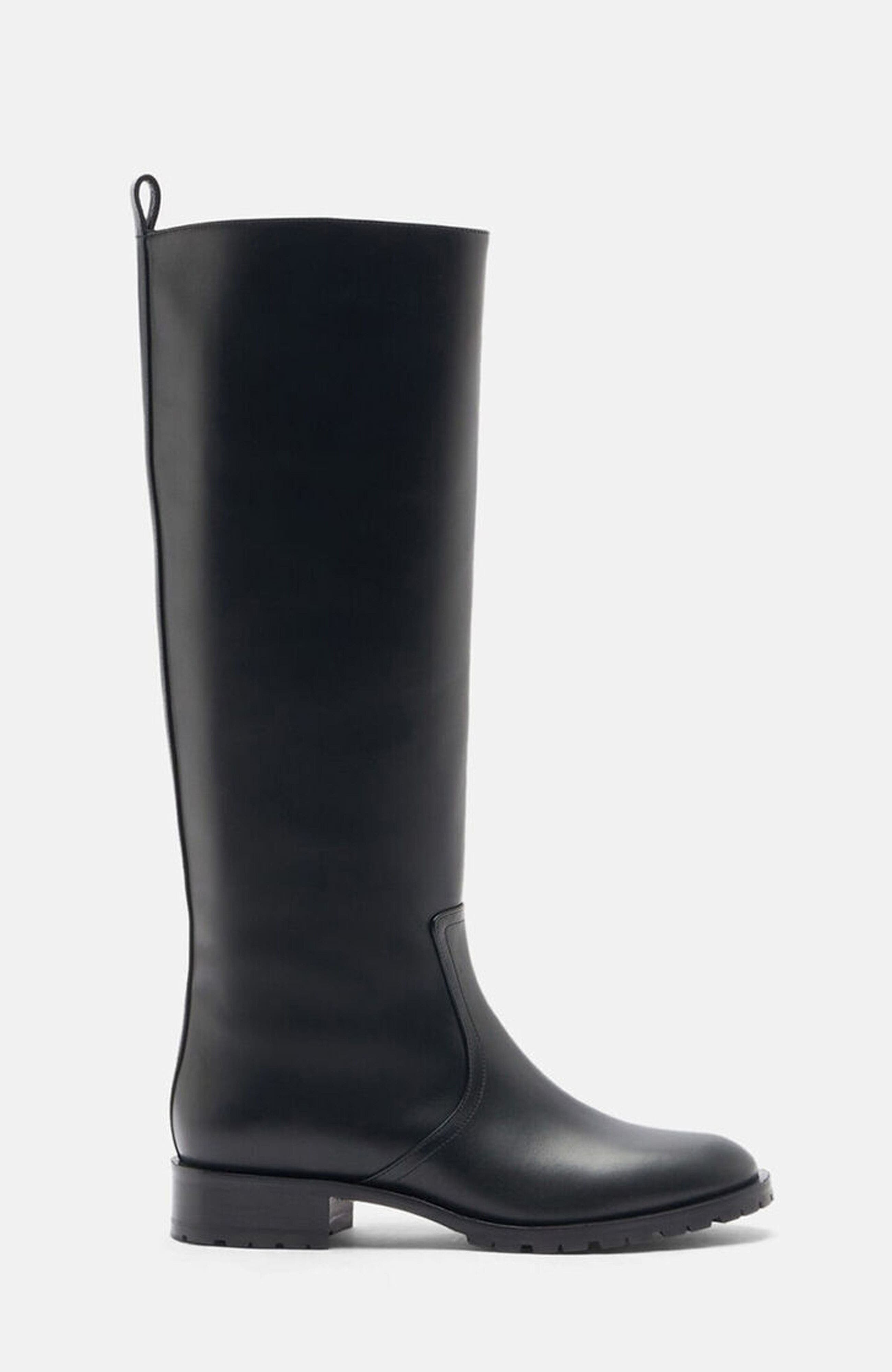 SCAROSSO Sofia Boots, Alternate, color, Black - Calf