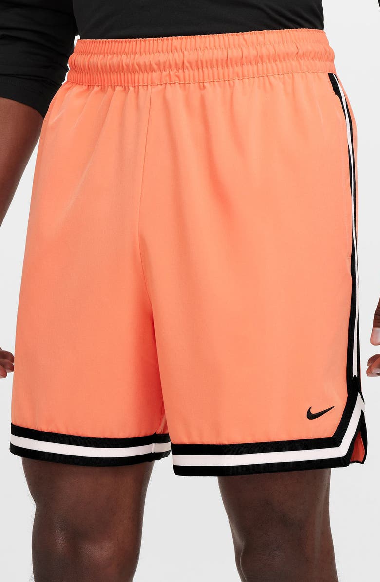 Nike Dri-FIT DNA Athletic Shorts, Alternate, color, Light Wild Mango/ Black