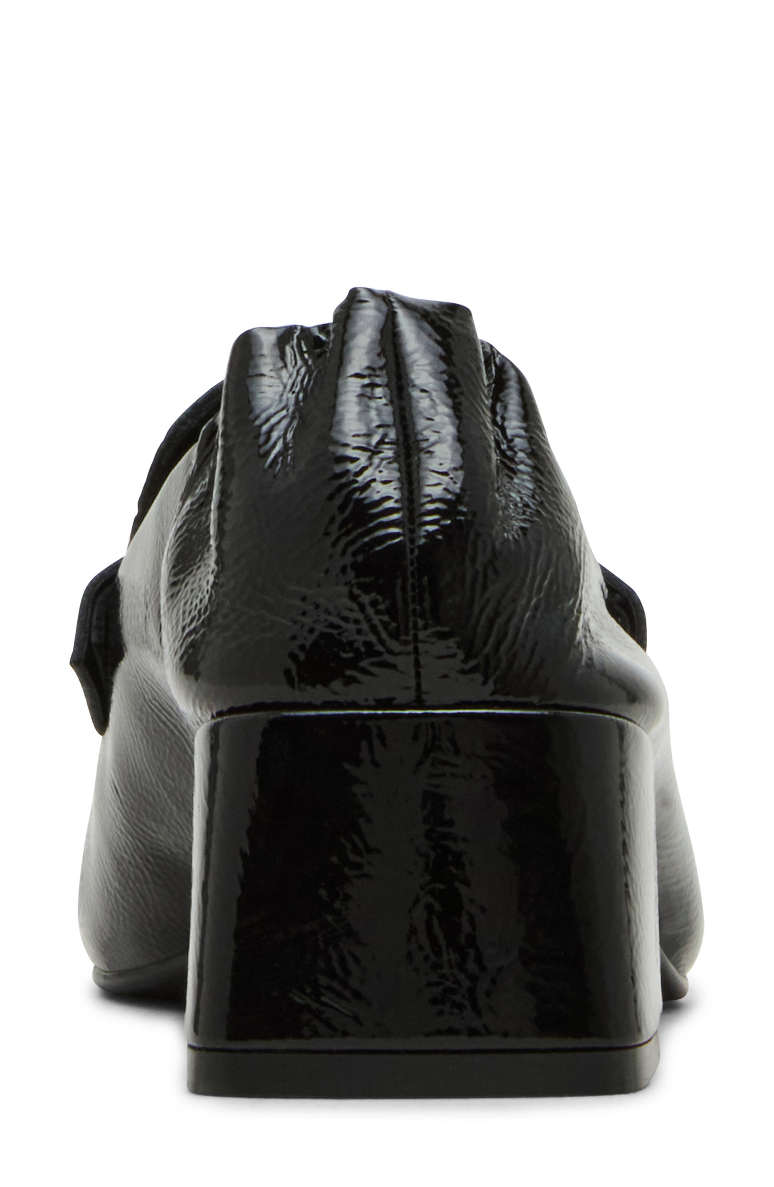 Steve Madden Estee Loafer, Alternate, color, Black Crinkle Patent