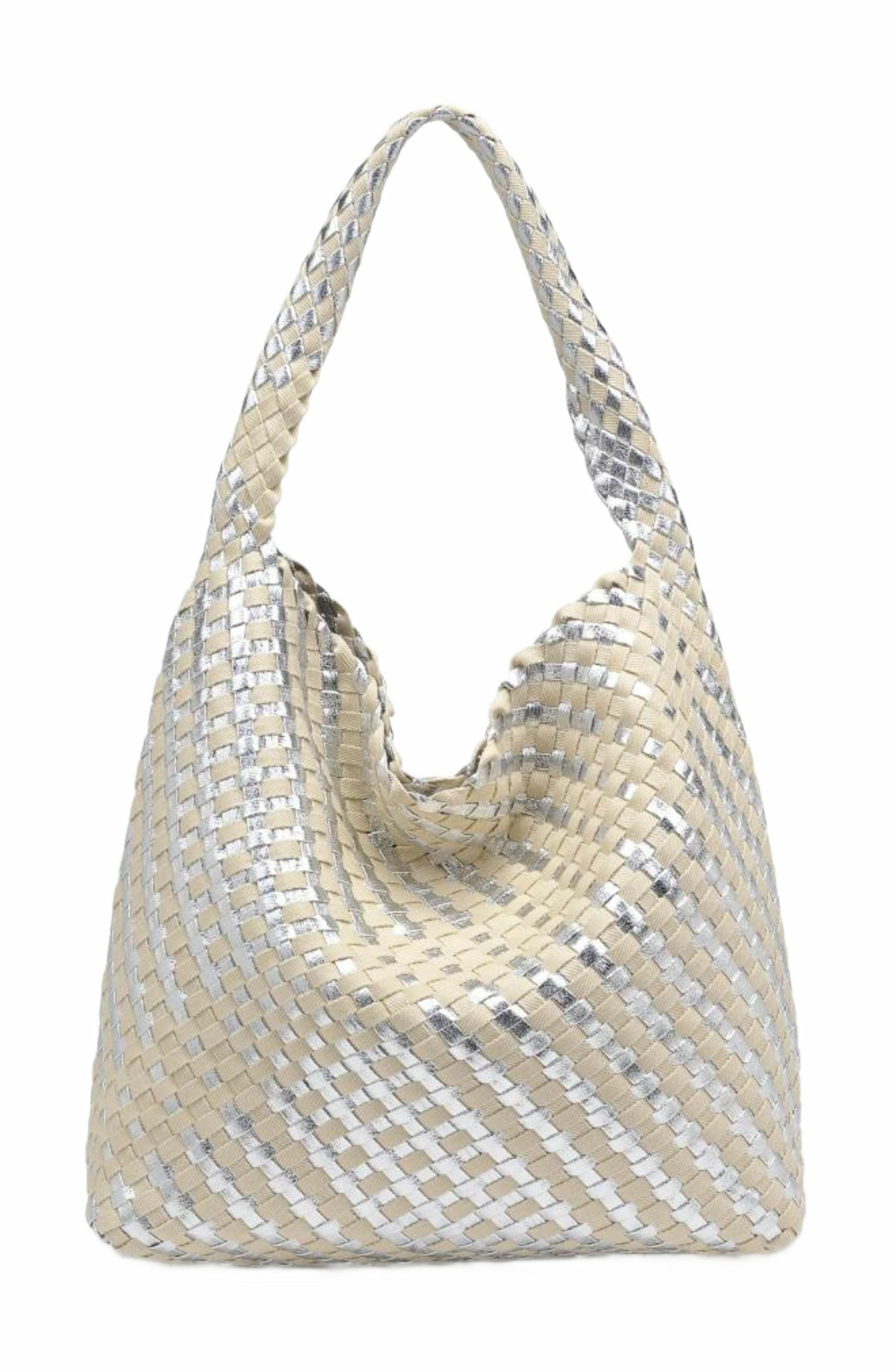 MODA LUXE Ellery Hobo, Alternate, color, Silver Ivory