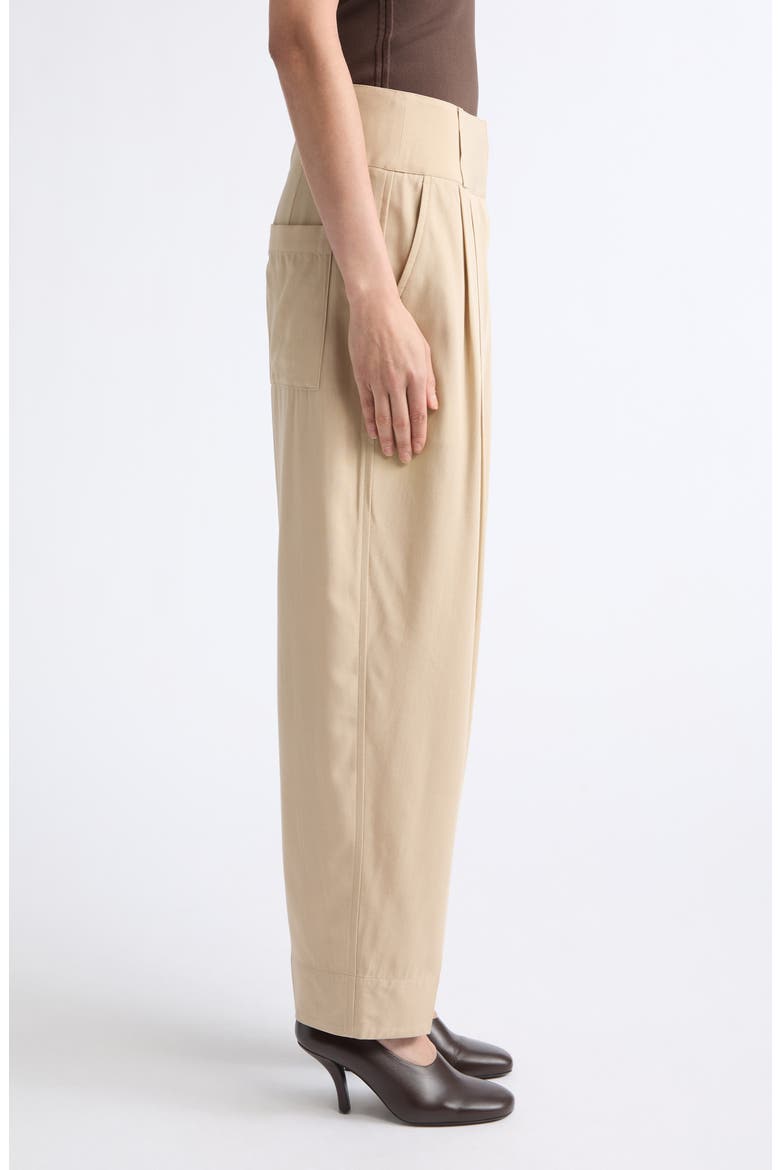 Draped Balloon Trousers, Alternate, color, OVERCAST BEIGE