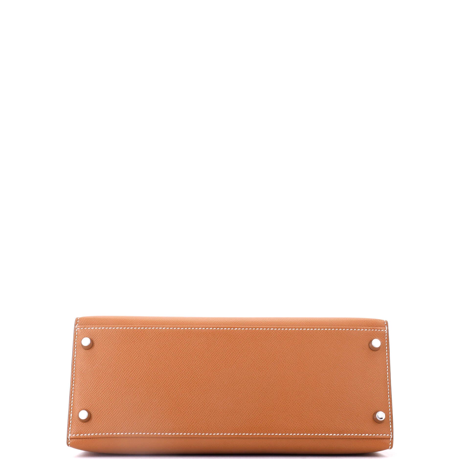 Kelly Handbag Brown Epsom with Palladium Hardware 28, Alternate, color, Metallic Gold