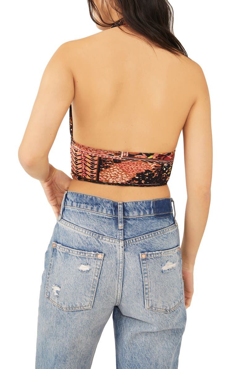 Free People Heather Print Halter Top, Alternate, color,