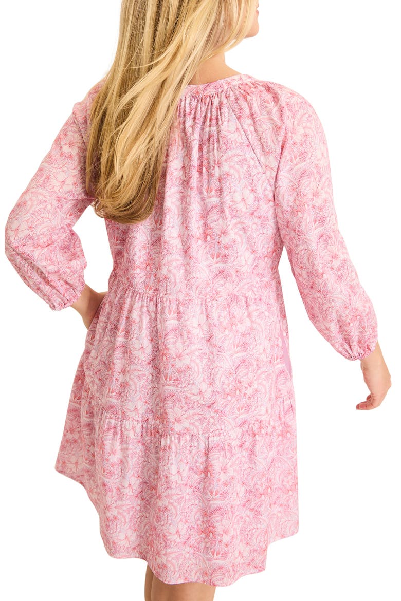 Prima Petals Button Dress, Alternate, color, CLOUD NINE