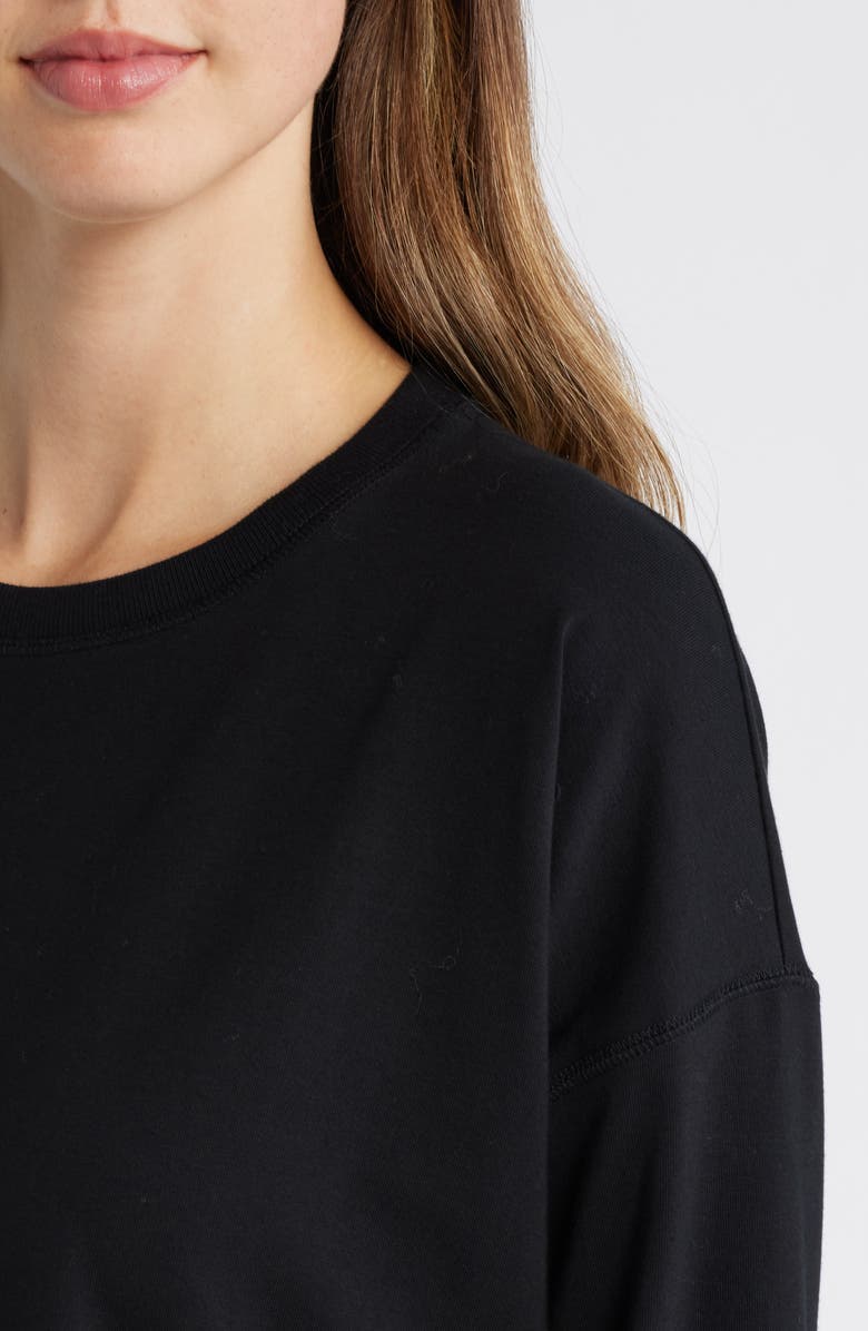 Eileen Fisher Relaxed Cotton Sweatshirt, Alternate, color,