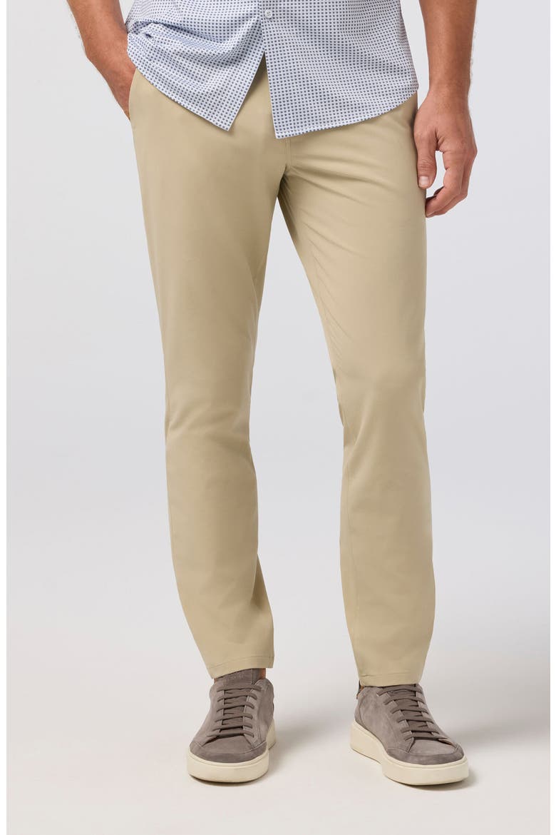 Helmsman Slim Fit Performance Chinos, Main, color, LIGHT KHAKI