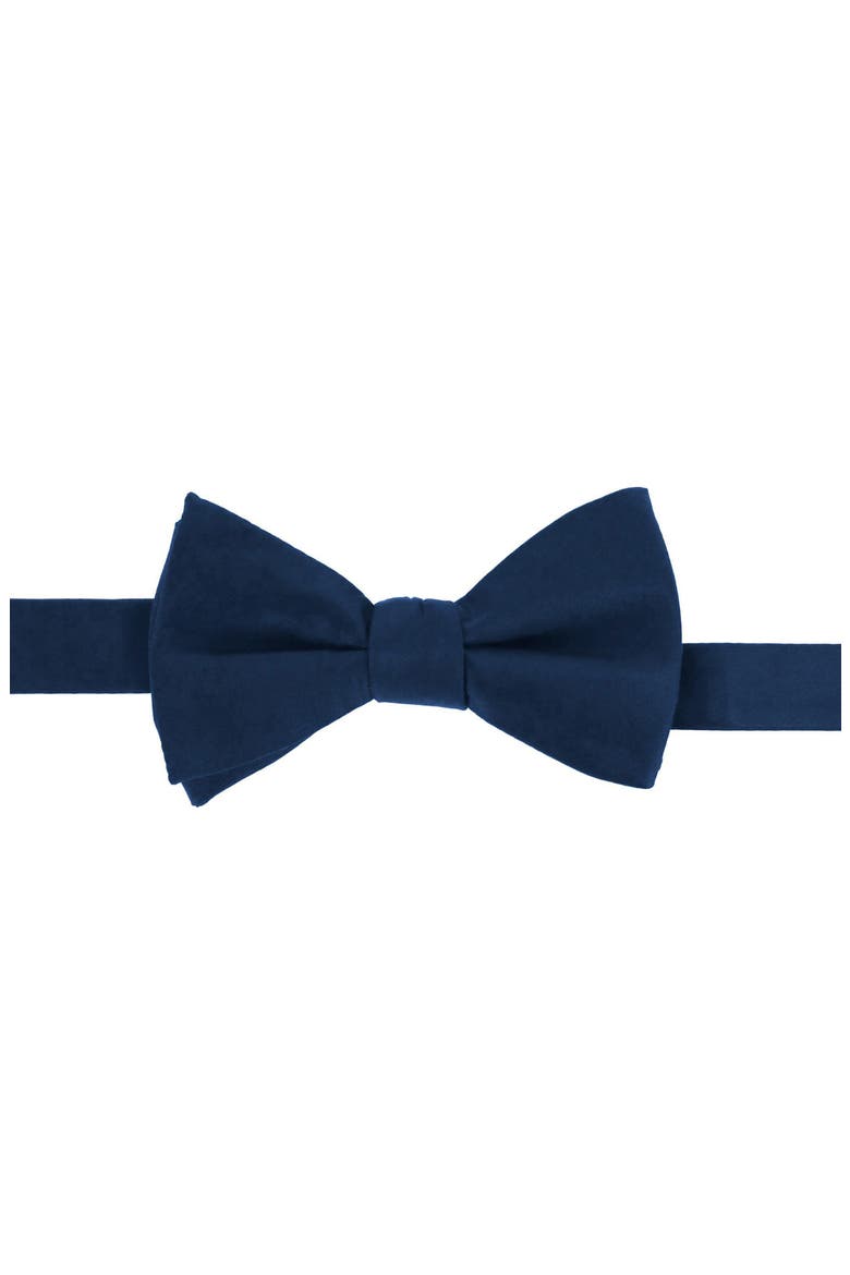 Sutton Pre-Tied Silk Bow Tie, Alternate, color, NAVY