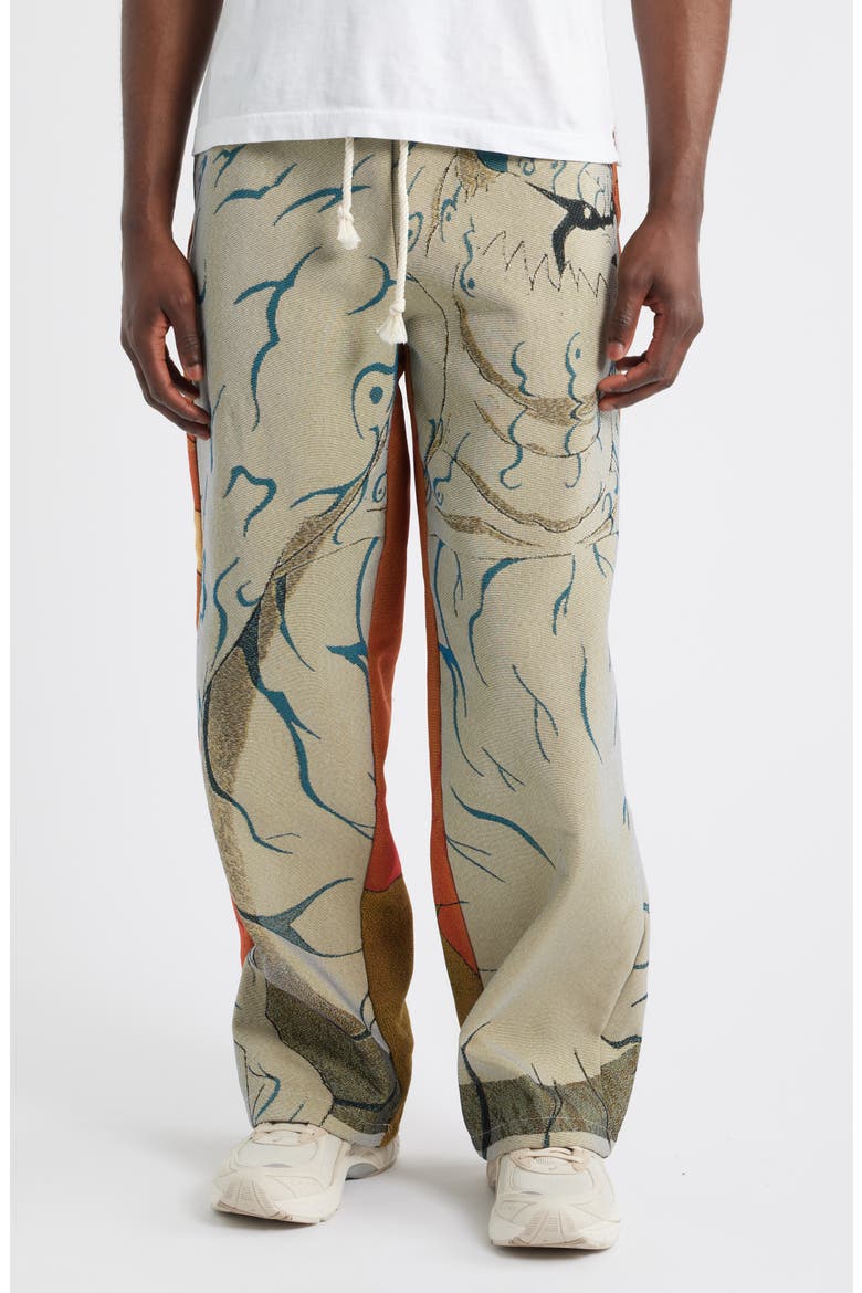 Shukaku/Kurama Drawstring Pants, Main, color, ORANGE