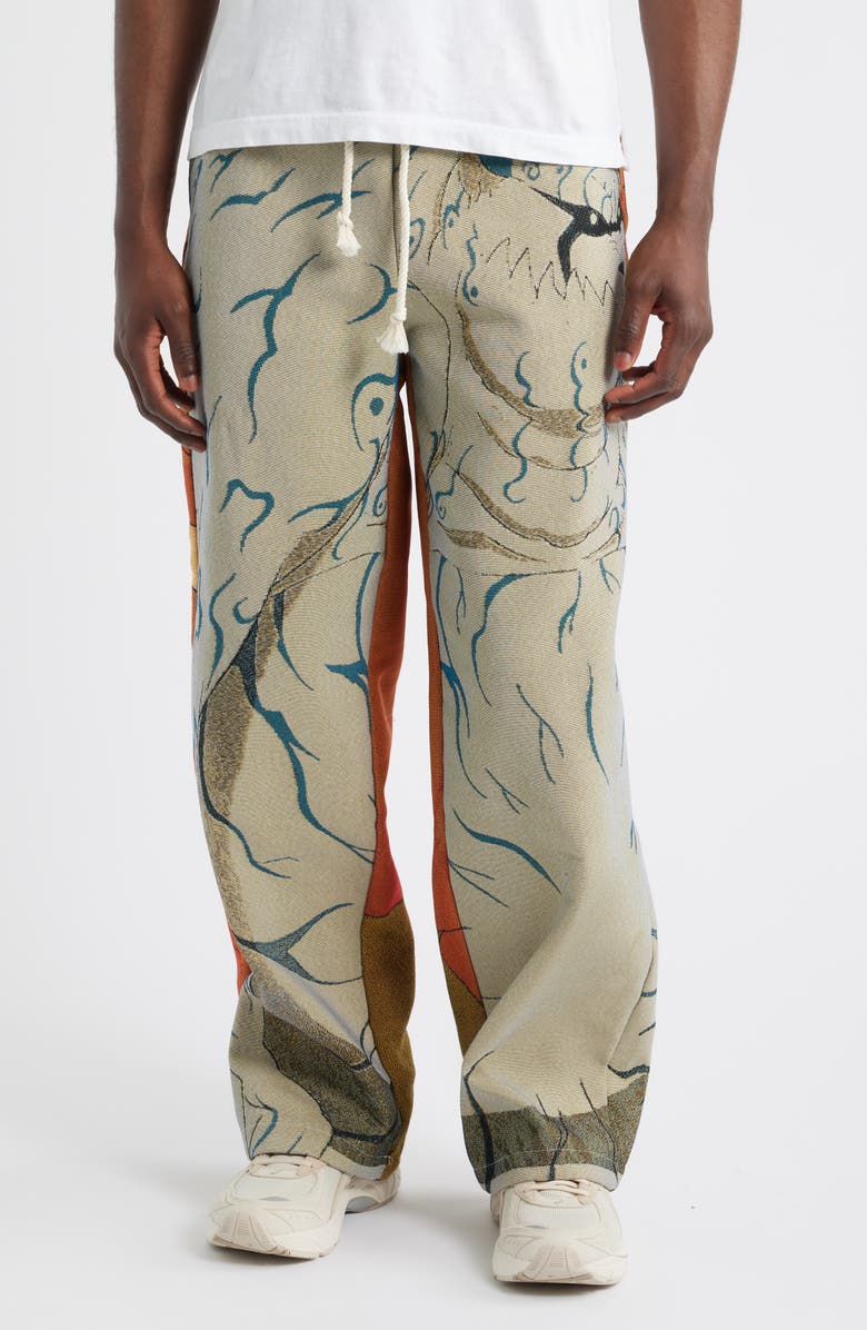 VERYRARE Shukaku/Kurama Drawstring Pants, Main, color, Orange