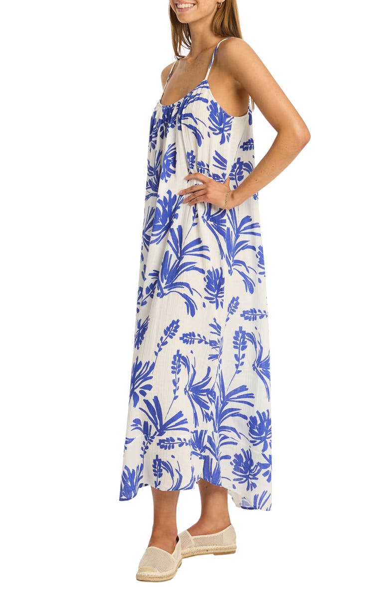 Sea Level Tradewind Cotton Gauze Cover-Up Dress, Alternate, color, 