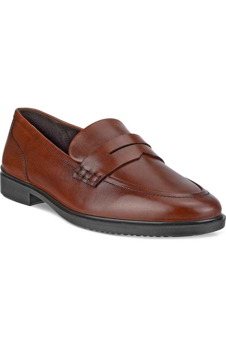 ECCO Penny Loafer, Main, color, Cognac
