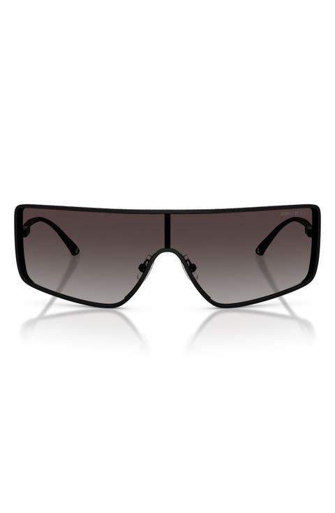 140mm Gradient Rectangular Shield Sunglasses