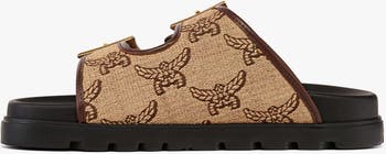 Sandals in Lauretos Raffia Jacquard