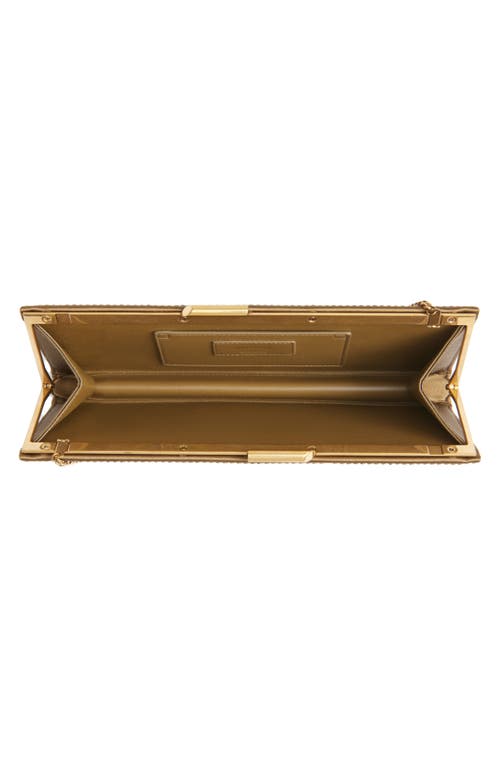 Saint Laurent Midnight Crystal Embellished Satin Clutch