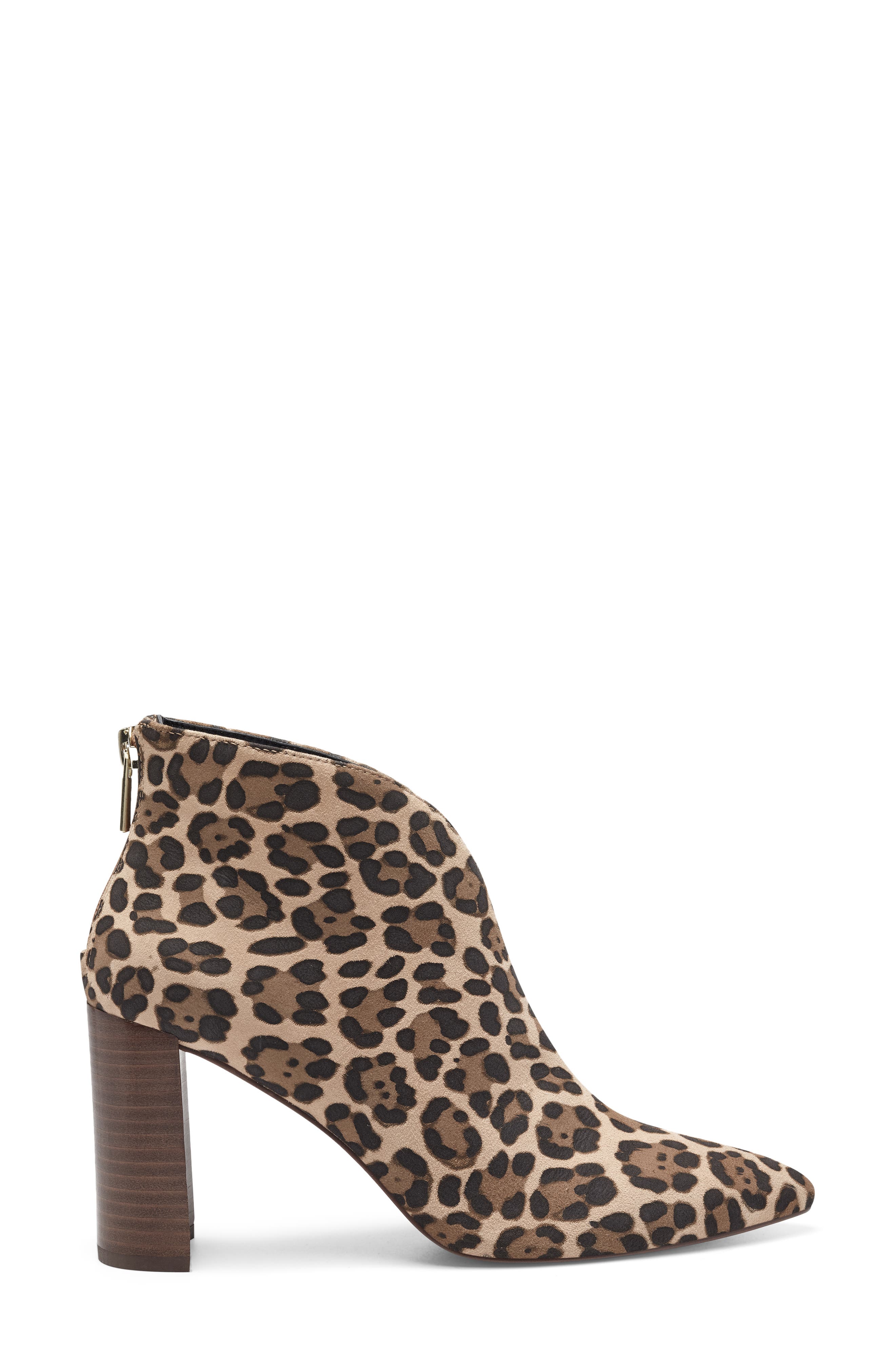 Salima Pointed Toe Bootie, Alternate, color, TAN MULTI SUEDE