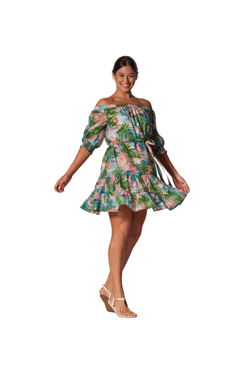 Tori Richard Point of View Scarlett Dress, Alternate, color, Multi