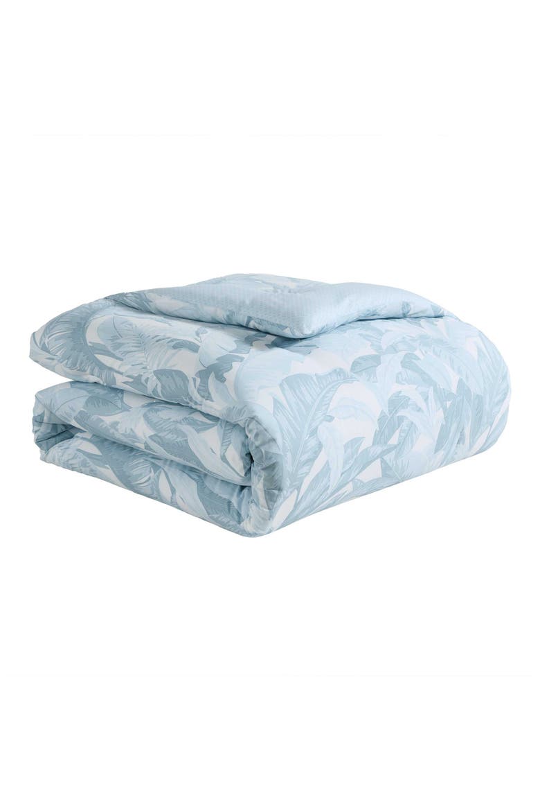 Palm Serenity Reversible Comforter & Sham Set, Alternate, color, BLUE