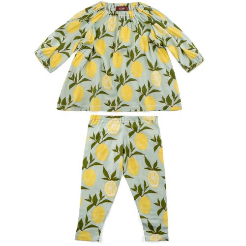 Milkbarn Organic Cotton Dress And Legging Set In Multi