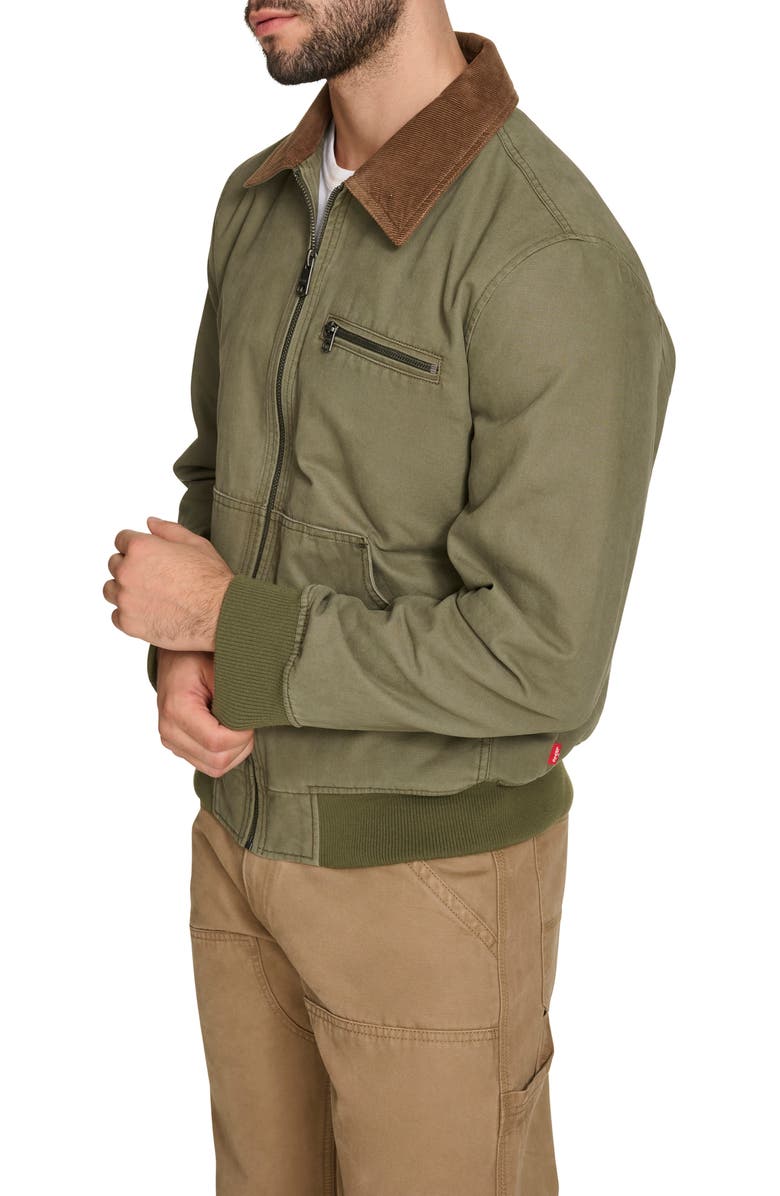 Levi's<sup>®</sup> Western Bomber Jacket, Alternate, color, Grapeleaf