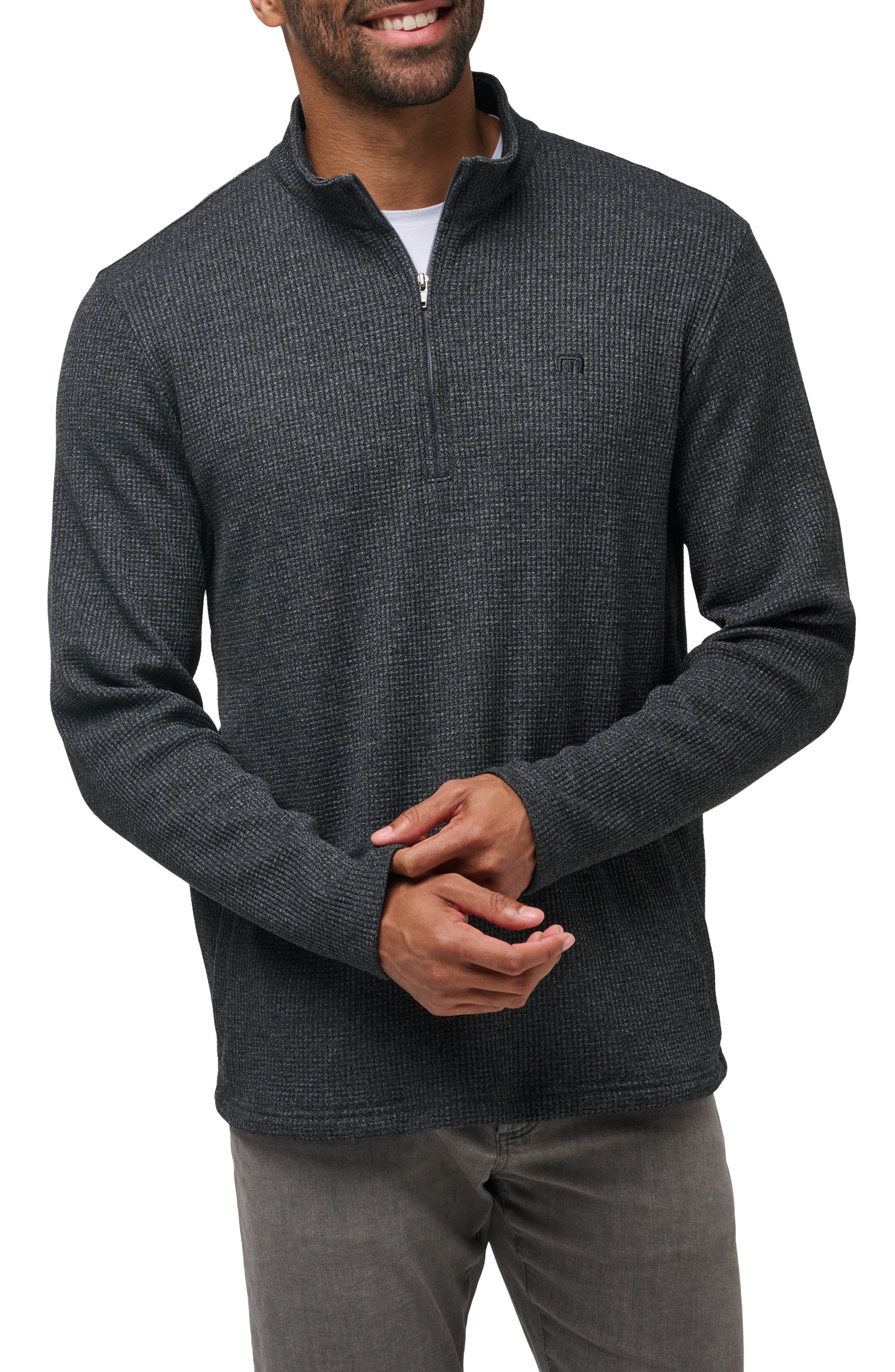 TravisMathew Last Sunset Thermal Half Zip Pullover