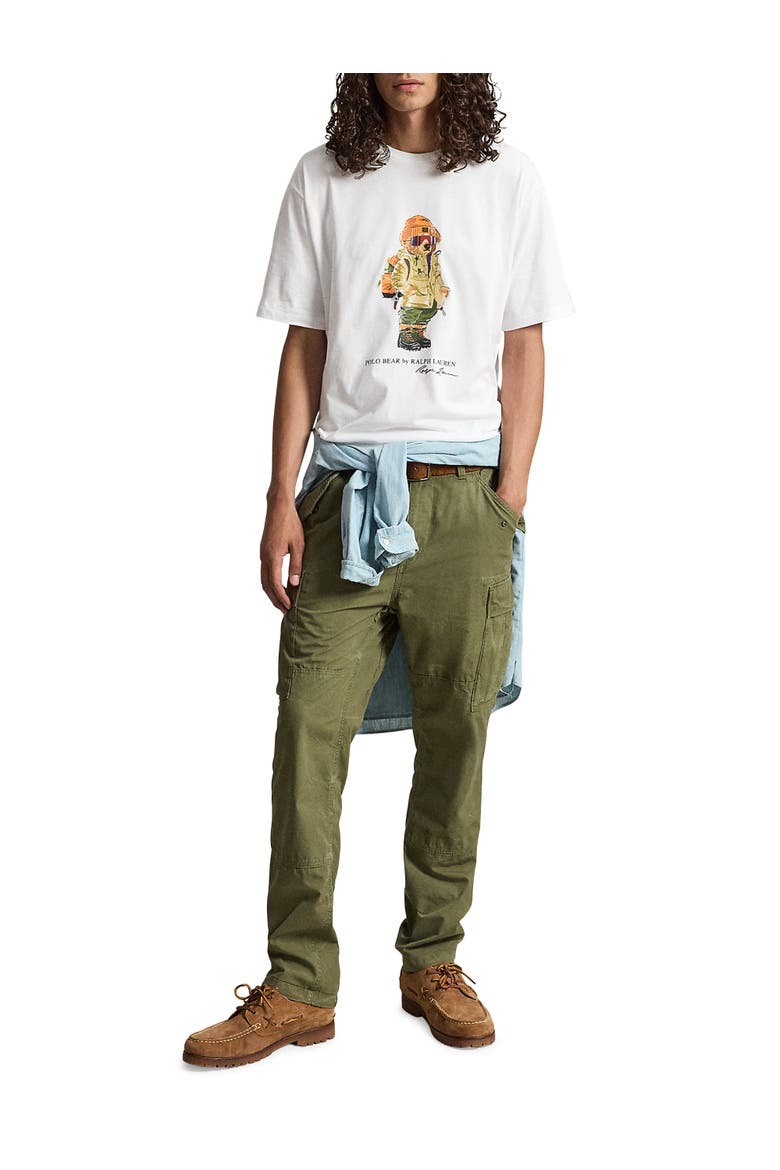 Big & Tall Red Rocks Bear Graphic Tee, Alternate, color, WHITE