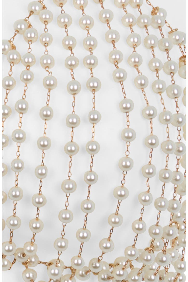 Imitation Pearl Halter Bralette, Alternate, color, PEARL COLLECTION